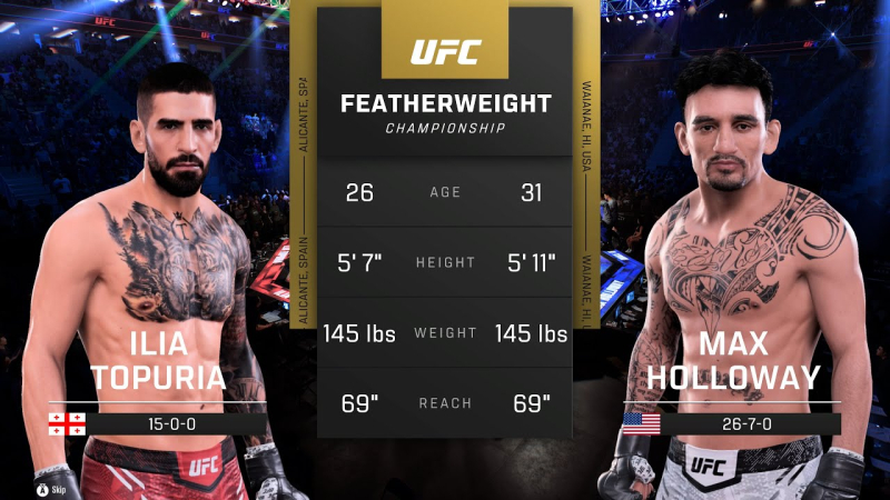 Сериал UFC 308 Илия Топурия &mdash; Макс Холлоуэй